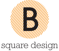 Logo B square design